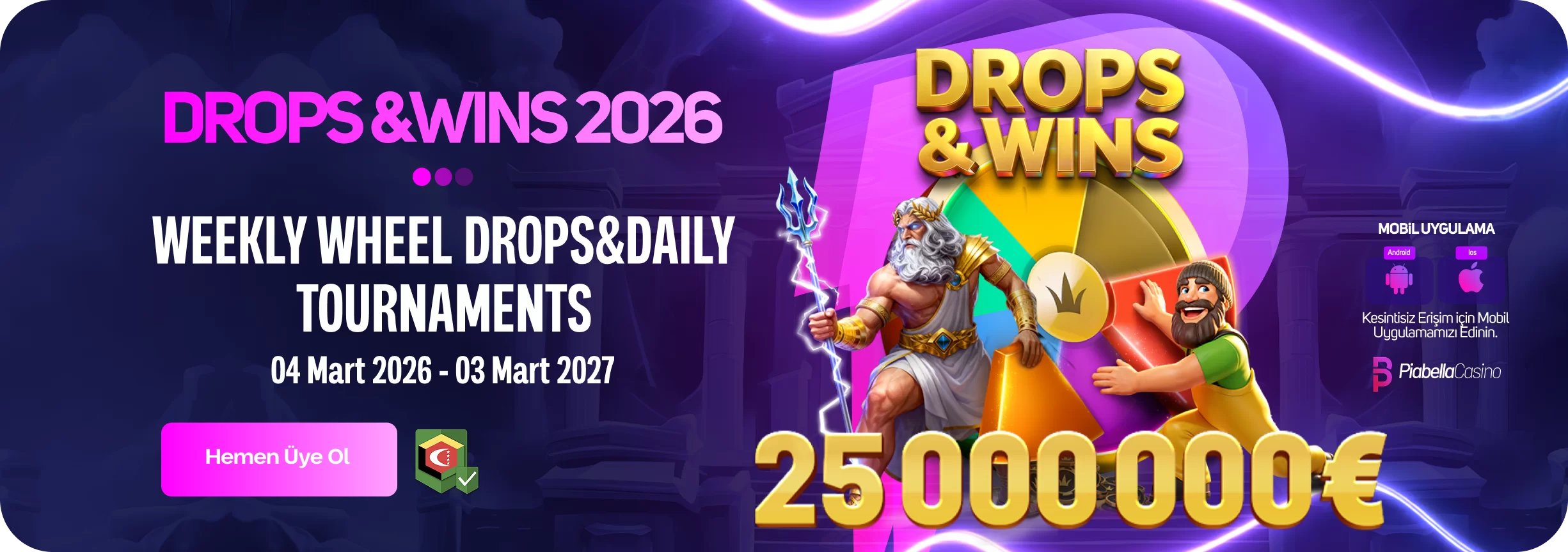 Web Drops Wins